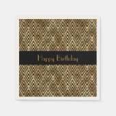 Art Deco Geometric  Party Servet (Voorkant)