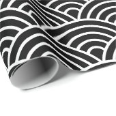 Art Deco Geometric Pattern Cadeaupapier (Rol Hoek)