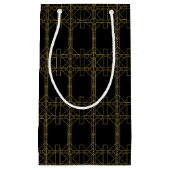 Art Deco Geometric Pattern Klein Cadeauzakje (Voorkant)