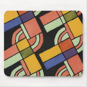 Art Deco Geometric Pattern - Mousepad Muismat