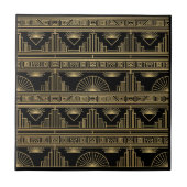 Art Deco Geometric Skyline Pat#9 ID1196 Tegeltje (Voorkant)