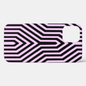 Art Deco Geometric - zwart en roze Case-Mate iPhone Case (Achterkant (horizontaal))