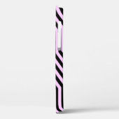 Art Deco Geometric - zwart en roze Case-Mate iPhone Case (Achterkant / Links)
