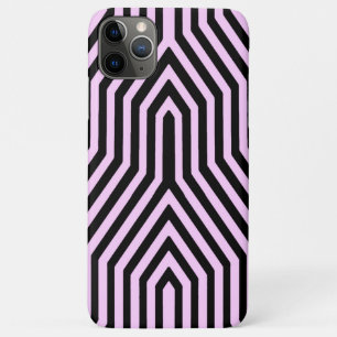 Art Deco Geometric - zwart en roze Case-Mate iPhone Case
