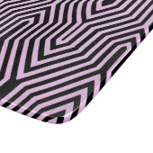 Art Deco Geometric - zwart en roze Snijplank (Hoek)