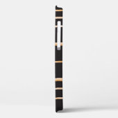 Art Deco Geometrie: Gouden Waterverf Behang Case-Mate iPhone Case (Achterkant / Links)