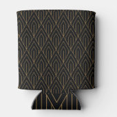 Art Deco: geometrisch behang. Blikjeskoeler (Achterkant)