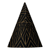 Art Deco: geometrisch behang. Feesthoedjes (Achterkant)