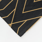 Art Deco: geometrisch behang. Fleece Deken (Hoek)