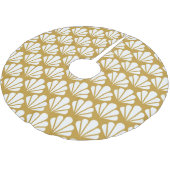 Art Deco, geometrisch bloemennaadloos patroon. Kerstboom Rok (Gekanteld)