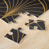 Art Deco geometrisch cirkelpatroon Legpuzzel (Zijkant)