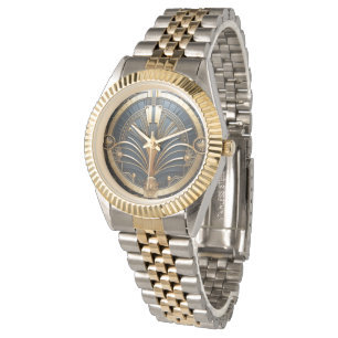 Art Deco geometrisch elegant Horloge