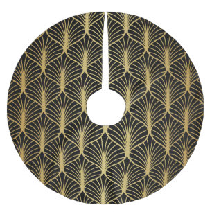 Art Deco geometrisch luxe patroon Kerstboom Rok