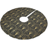 Art Deco geometrisch minimalistisch patroon Kerstboom Rok (Gekanteld)