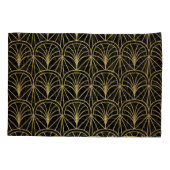 Art Deco geometrisch minimalistisch patroon Kussensloop (Achterkant)