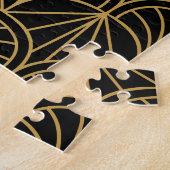 Art Deco geometrisch minimalistisch patroon Legpuzzel (Zijkant)