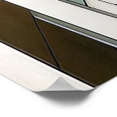 Art Deco Geometrisch Mozaïek Poster (Hoek)