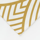 Art Deco geometrisch naadloos patroon. Fleece Deken (Hoek)