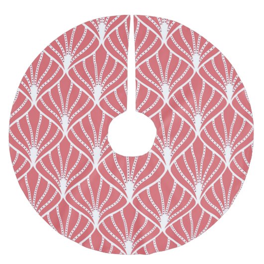 Art Deco, geometrisch naadloos patroon. Kerstboom Rok (Voorkant)