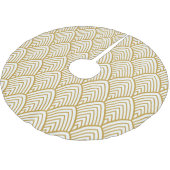 Art Deco geometrisch naadloos patroon. Kerstboom Rok (Gekanteld)