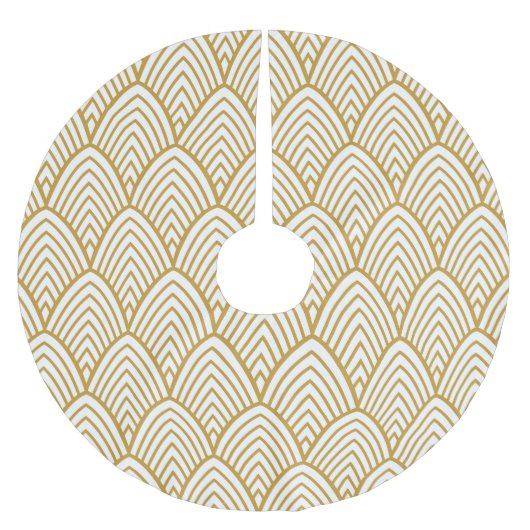 Art Deco geometrisch naadloos patroon. Kerstboom Rok (Voorkant)