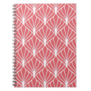 Art Deco, geometrisch naadloos patroon. Notitieboek