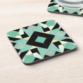 Art Deco geometrisch Onderzetter set (Linkerzijde)