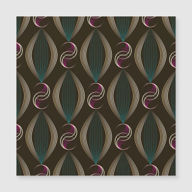 Art deco: geometrisch  patroon. (Voorkant)
