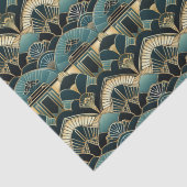 Art Deco Geometrisch Patroon Dun Tissuepapier (Detail)