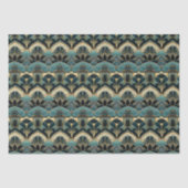 Art Deco Geometrisch Patroon Dun Tissuepapier (Voorkant)