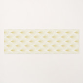 Art Deco geometrisch patroon in goud & wit Yogamat (Achterkant (horizontaal))