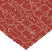 Art Deco Geometrisch patroon Korte Tafelloper (Hoek)