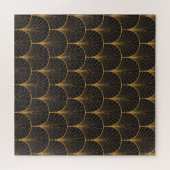 Art Deco, geometrisch patroon. Legpuzzel (Horizontaal)
