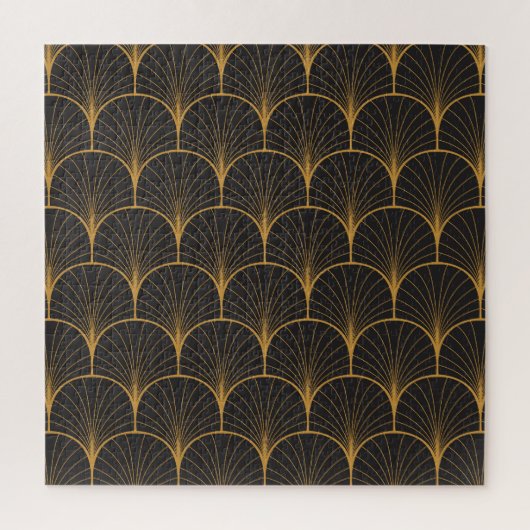 Art Deco, geometrisch patroon. Legpuzzel (Verticaal)