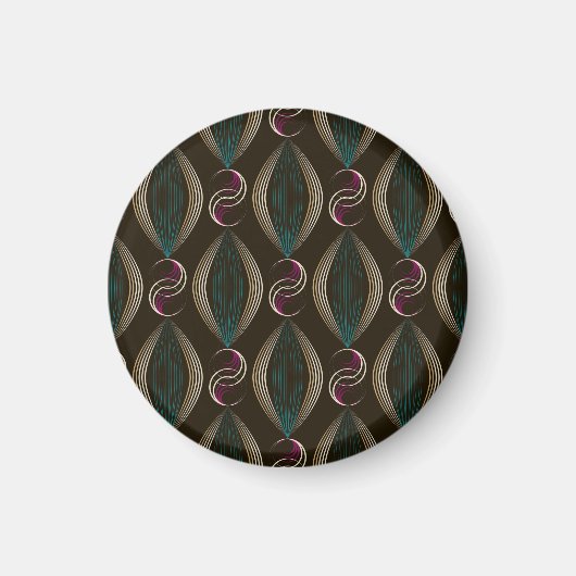 Art deco: geometrisch patroon. magneet (Voorkant)