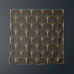 Art Deco, geometrisch patroon. Wandkleed<br><div class="desc">Art Deco naadloos patroon. Geometrische decoratieve cirkels met textuur. Retro achtergrond. Art Deco cirkelt in een naadloze twist. Retro vibes in elegant decor. Art Deco geometrisch patroon met cirkels. Een retro revival voor een stijlvolle achtergrond. deco, achtergrond, patroon, textuur, ventilator, decor, illustratie, goud, naadloos, lijn, golf, retro, abstract, nouveau, cirkel,...</div>