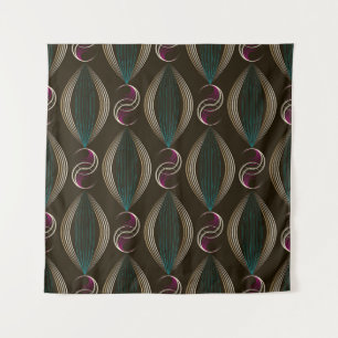 Art deco: geometrisch  patroon. wandkleed