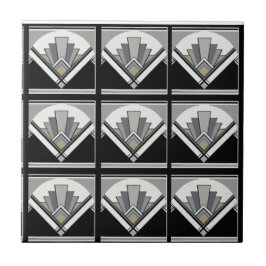 Art Deco geometrisch Tegeltje
