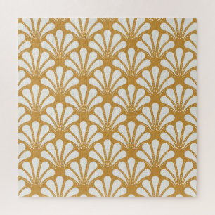 Art Deco geometrisch Zee Shell Legpuzzel