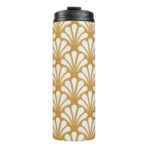 Art Deco geometrisch Zee Shell Thermosbeker
