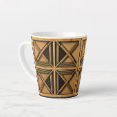 Art Deco geometrische 12oz Mok (Linkerhoek)