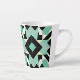 Art Deco geometrische 12oz Mok