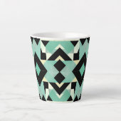 Art Deco geometrische 12oz Mok (Voorkant)