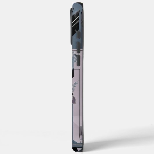 Art Deco Geometrische Abstracte iPhone Case (Achterkant / Links)