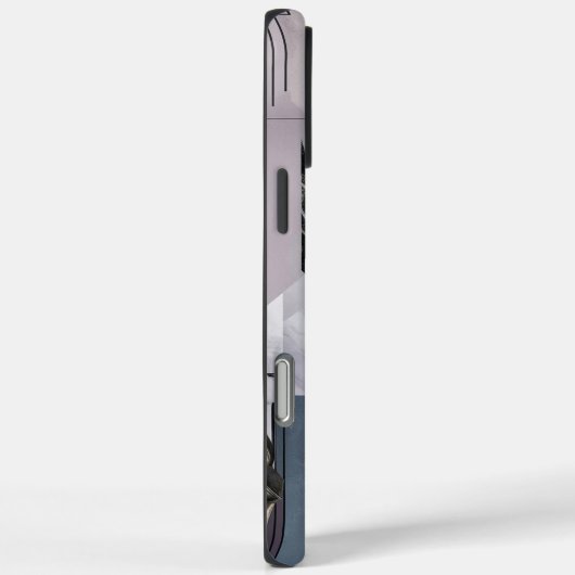 Art Deco Geometrische Abstracte iPhone Case (Achterkant / Rechts)