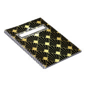 Art Deco geometrische blanco planner / kalender Notitieboek (Rechterzijde)