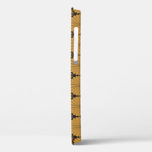 Art Deco geometrische bloementextuur Case-Mate iPhone Case (Achterkant / Links)