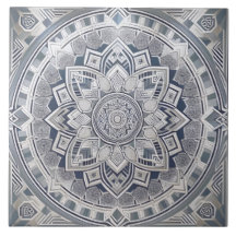 Art Deco geometrische cirkellijnen alle tinten gri