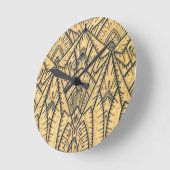 Art Deco Geometrische klok (Hoek)