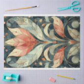 Art Deco Geometrische Lotus Patroon Roaring 20's Tissuepapier (Craft)